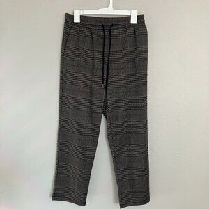 🟤 NWT A NEW DAY Target Casual Brown Plaid HERRINGBONE COMFY Pants 🟤